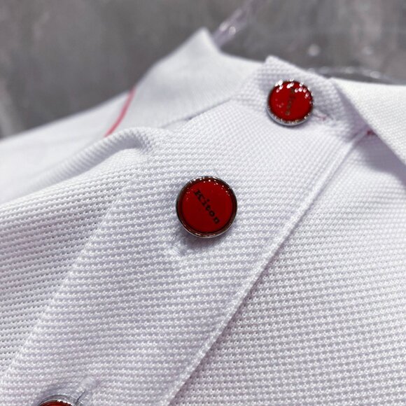 Kiton White Contrasting Polo Shirt - Picture 7 of 9